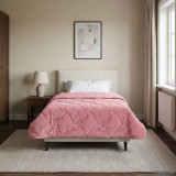 vidaXL Duvet complet pe tot parcursul anului Patos Roz 140 x 220 cm 42026266