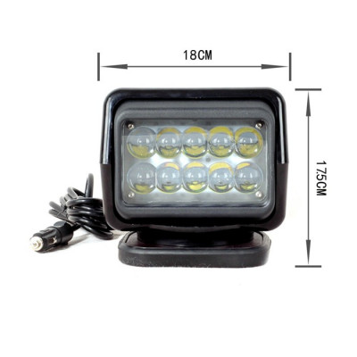 PROIECTOR LED CH015 50W cu telecomanda, 4500LM, 6000k, SPOT BEAM. ManiaCars foto