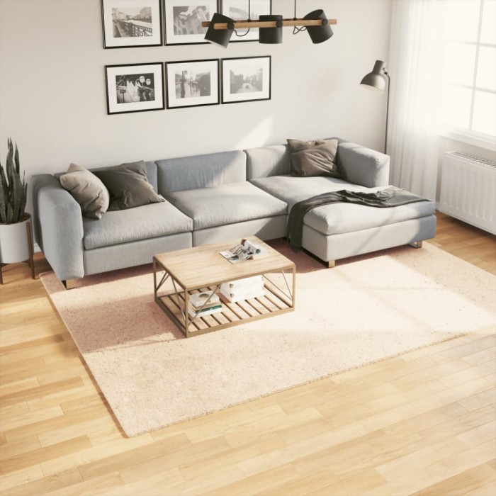 vidaXL Covor HUARTE, fir scurt, moale și lavabil, bej, 200x280 cm 375024