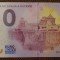 Bancnotă suvenir de 0 euro: Cetatea de Scaun a Sucevei, &icirc;n folder