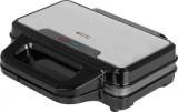Cumpara ieftin Sandwich maker ECG S 2120 Grande, 900 W, 4 sandvisuri triunghiulare, design din otel inoxidabil si plastic