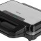 Sandwich maker ECG S 2120 Grande, 900 W, 4 sandvisuri triunghiulare, design din otel inoxidabil si plastic