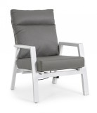 Cumpara ieftin Set 2 fotolii recliner alb gri Kledi 72x81x98 cm