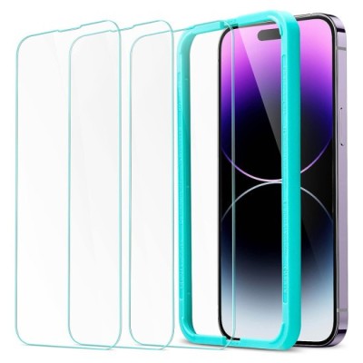 Folie pentru iPhone 14 Pro Max (set 3) - ESR Tempered Glass - Clear foto