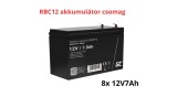 Pachet de baterii de &icirc;nlocuire APC RBC12 (8x 12V 7Ah)