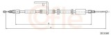 Cablu frana de parcare Land Rover Freelander 2 Motor 2.0 Si4 4x4, 2.2 eD4, 2.2 SD4 4x4, 2.2 TD4 4x4, 3.2 4x4, parte montare stanga, spate, lungime