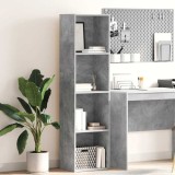 VidaXL Bibliotecă, gri beton, 40x30x152 cm, lemn prelucrat 857879