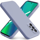Husa din silicon compatibila cu Samsung Galaxy A33 5G cu protectie la camera, silk touch, interior din catifea, Mov, Oem