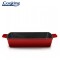 TAVA FONTA EMAILATA, 33x23x7 CM, RED LINE, COOKING BY HEINNER