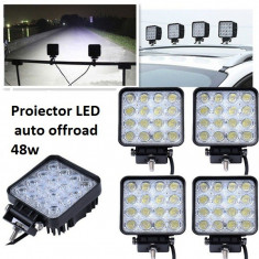 Proiector led auto OFFROAD 48W 12V-24V foto