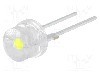 Dioda LED, 8mm, alb rece, 40...50lm, 40mA, 8,4...10,8V, OPTOSUPPLY - OS5WM387E1U