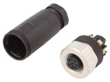 Mufă M12 PIN 8 Mamă DeviceNet/CANopen Dreaptă