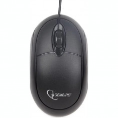 Mouse cu fir GEMBIRD negru MUS-U-01 foto