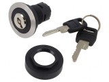 Comutator Rotativ cu Cheie 22mm 3 Poziții IP65