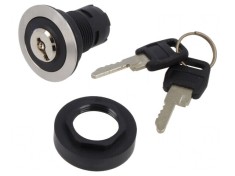 Comutator Rotativ cu Cheie 22mm 3 Poziții IP65