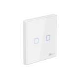 Cumpara ieftin Intrerupator Sonoff dublu aplicat touch tip telecomanda cu doua canale radio T2EU2C-RF