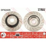 Disc frana Trw DF6242S, parte montare : Punte fata
