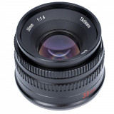 Obiectiv manual 7Artisans 35mm F1.4 Negru pentru FujiFilm FX-Mount DESIGILAT