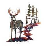 Decoratiune de perete MagiDeal Forest, maro rustic - RESIGILAT