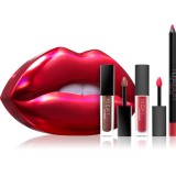 Huda Beauty Contour &amp; Strobe Lip Set set cadou culoare Heartbreaker nad Shameless 3 buc