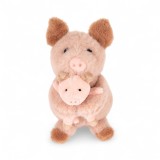 Purcelus de plus cu pui Egmont Toys 15 cm