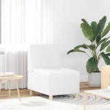 vidaXL Unitate Sofa Modulară Fără Brațe Alb 55 x 74 x 82 cm 4108495