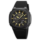 Ceas barbatesc Skmei Sport Fashion Digital Cronograf Negru Auriu
