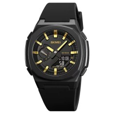 Ceas barbatesc Skmei Sport Fashion Digital Cronograf Negru Auriu
