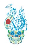 Sticker decorativ, Skull, 90 cm, 219STK-9
