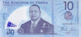 Bancnota Tonga 10 Pa&#039;anga (2023) - P52 UNC ( polimer )