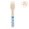 Furculițe Lemn, Set 10 Bucăți, M&acirc;ner Multicolor, 16cm
