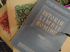 Istoria Limbii Romine Vol.1-3 - Al.rosetti ,548101 foto