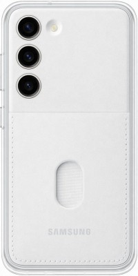 Husa Frame Cover pentru Galaxy S23, EF-MS911CWEGWW, White foto