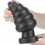 Dop Anal Cu Vibratii King Sized Vibrating Anal Cracker, Negru, 16 cm, Lovetoy