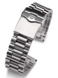 Cumpara ieftin Brățară Oțel Inoxidabil Compatibilă TAG Heuer F1 &ndash; 20/22 mm &ndash; Argintie &ndash; Capete