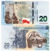 Polonia 20 Zloti 2024 P- 198 80 Ani de la Revolta din Varsovia Folder UNC