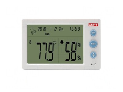 Termohigrometru LCD 4,5&amp;quot; 10&amp;divide;50&amp;deg;C 20&amp;divide;95%RH foto