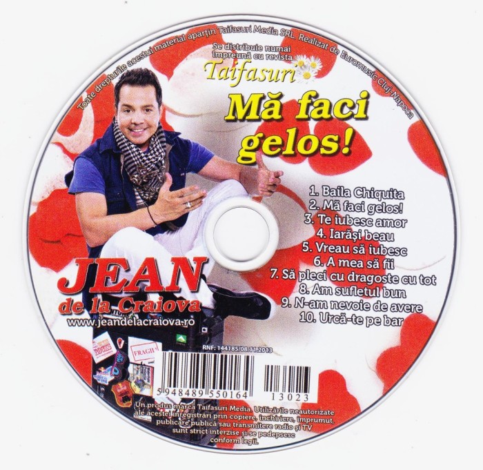 CD Lautareasca: Jean de la Craiova - Ma faci gelos! ( original - vezi descriere )