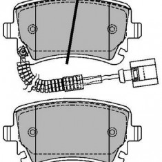 Set placute frana punte spate Audi A6 (C5/C6) 1997-2010; A8, 2003-2010, Seat Exeo (3r2); Vw Transporter 5, T5; 2003-2015, marca SRLine S70-1356