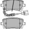 Set placute frana punte spate Audi A6 (C5/C6) 1997-2010; A8, 2003-2010, Seat Exeo (3r2); Vw Transporter 5, T5; 2003-2015, marca SRLine S70-1356