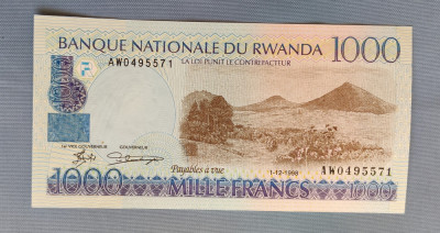 Rwanda - 1000 Francs (1998) foto