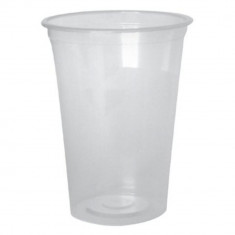 Pahare Plastic, 500 ml, 12 Buc/Set, Transparente, Pahare de Plastic Catering, Pahare Transparente de Unica Folosinta, Set Pahare Transparente din Plas foto