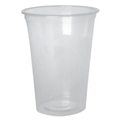 Set 50 Pahare din Plastic de Unica Folosinta Alabala, Capacitate 500 ml, Transparente, Pahare din Plastic Alabala, Pahare Transparente de Unica Folosi foto