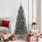 VidaXL Brad de Crăciun artificial cu 150 LED Verde 66 x 66 x 150 cm 3395814
