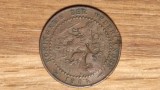 Olanda - moneda de colectie bronz - 1 cent 1904 - Wilhelmina, Europa