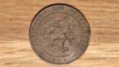 Olanda - moneda de colectie bronz - 1 cent 1904 - Wilhelmina