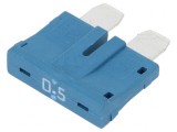 Siguranță Auto 500mA 58VDC 19mm UNIVAL