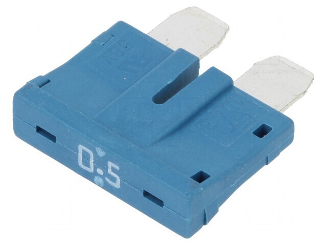 Siguranță Auto 500mA 58VDC 19mm UNIVAL