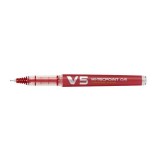 Roller reincarcabil V5 Hi-Tecpoint Pilot 0.5 mm varf fin rosu