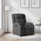vidaXL Fotoliu rabatabil, gri &icirc;nchis, material textil 373537
